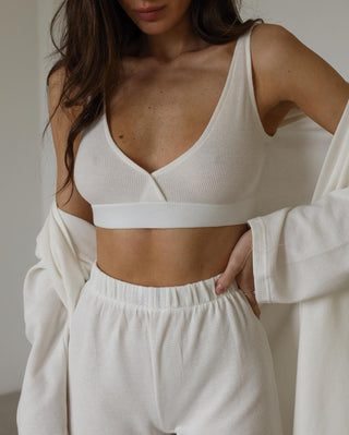 Ensemble Loungewear Isla™ avec short blanc