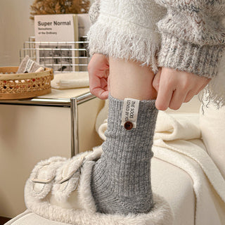 Chaussettes chaudes en laine naturelle