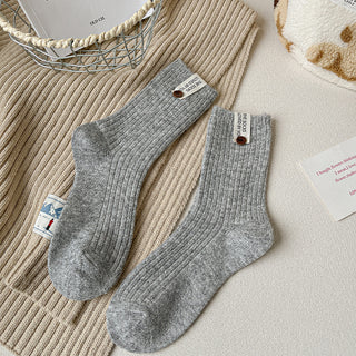 Chaussettes chaudes en laine naturelle