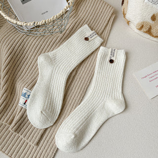 Chaussettes chaudes en laine naturelle