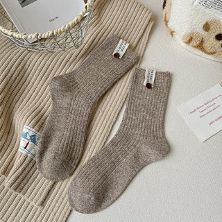 Chaussettes chaudes en laine naturelle