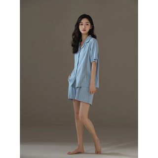 Perla™ Pj's Short-Sleeve Blue