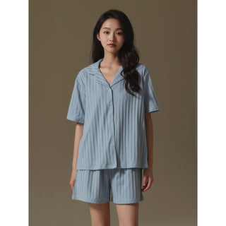 Ensemble pyjama à manches courtes Ella™ bleu