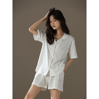 Perla™ Pj's Short-Sleeve White