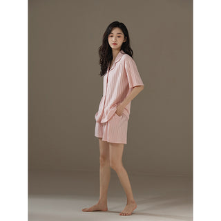 Ensemble pyjama à manches courtes Ella™ rose